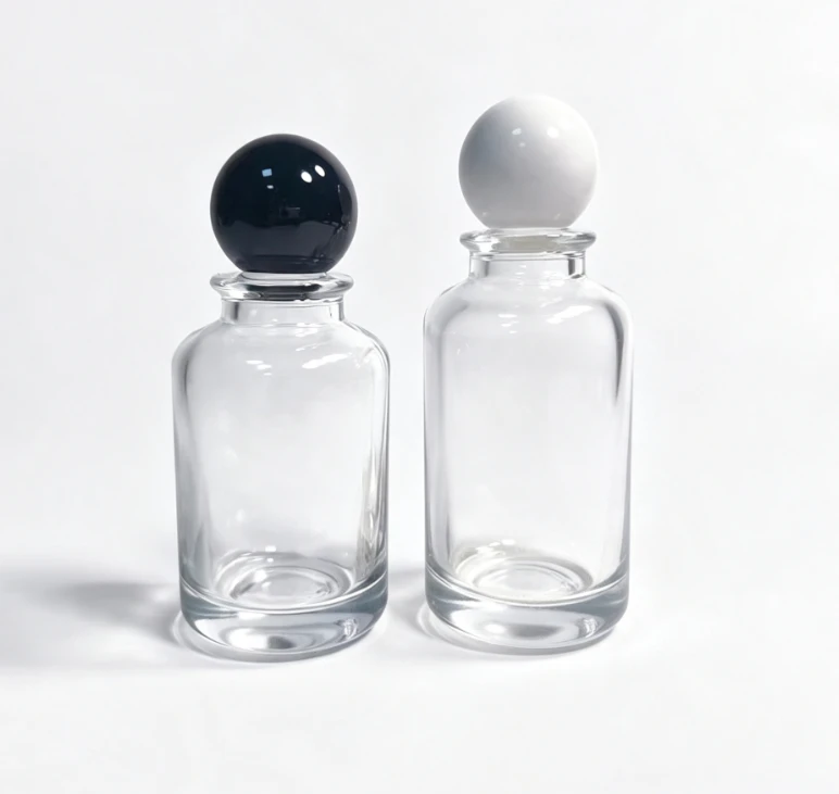 Bell-Top Sleek Cylindrical Flask